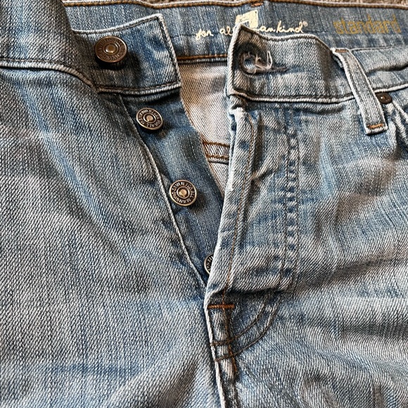 Men’s 7 For All Mankind Distressed Denim - 34 Waist - Picture 3 of 9